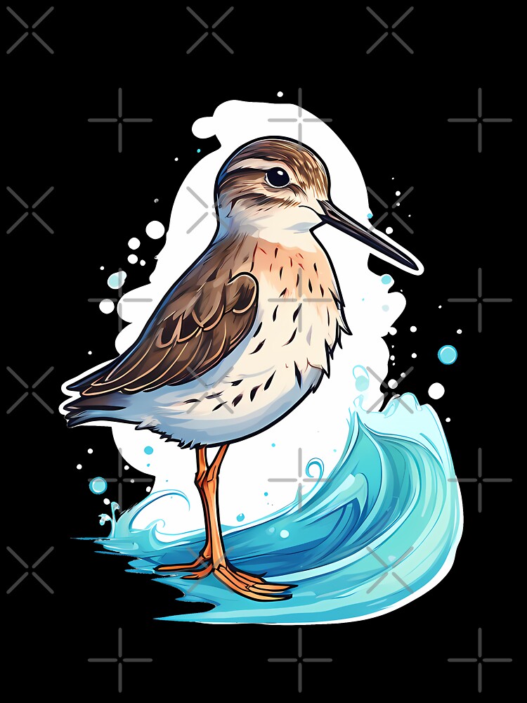 Coastal Charm with Sandpiper by Mechanical-Artt