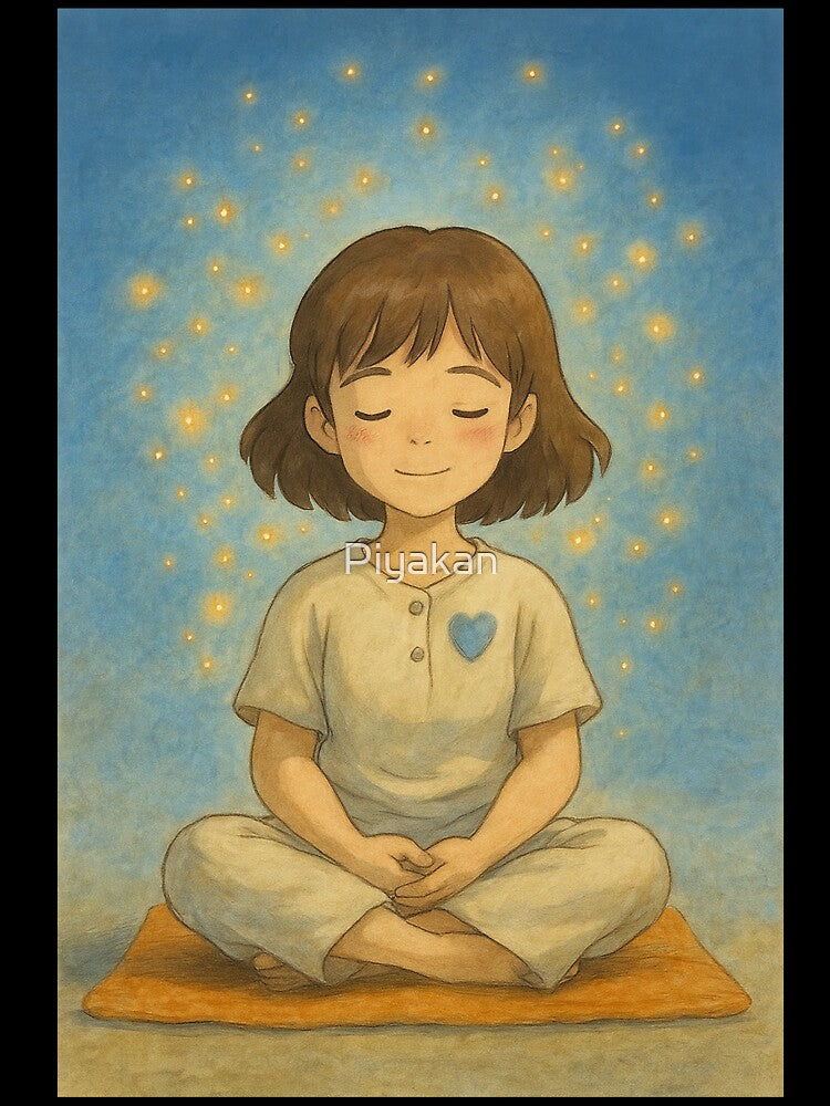 Peace Meditation (ฺGirl) II by Piyakan