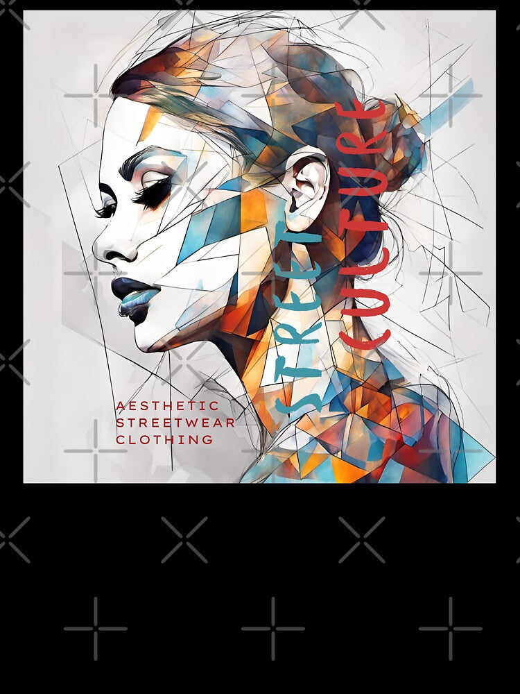 Aesthetic Girl Cubism Art by Beauxanimes