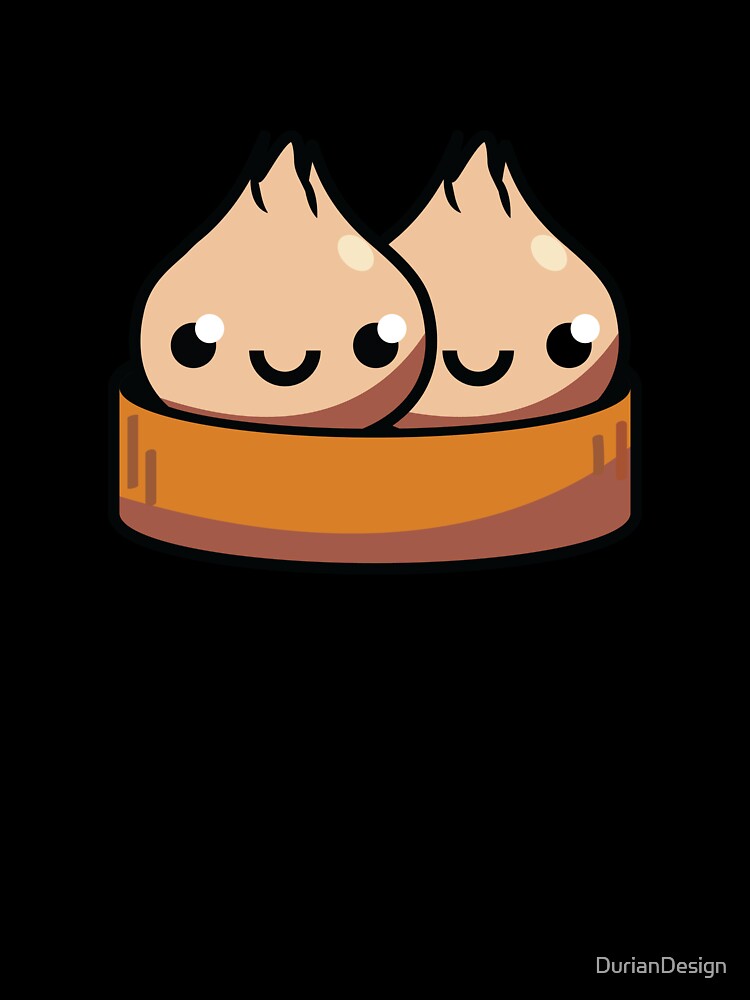 Cute Dumpling Kawaii Baozi by DurianDesign