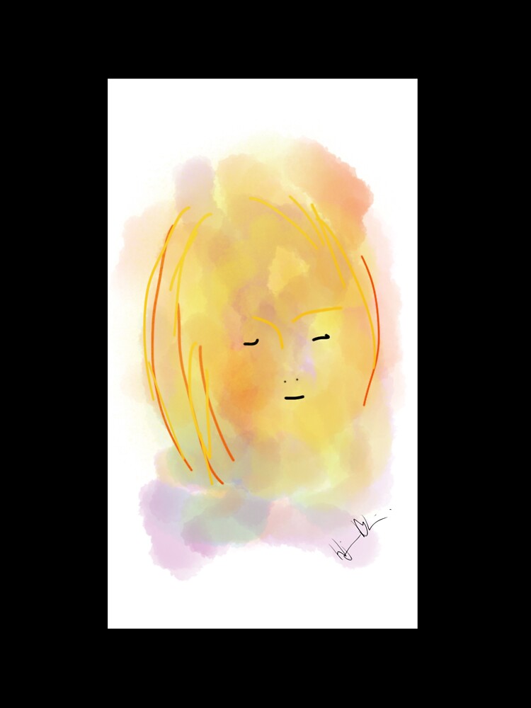 Girl - Soft Painting 017 by Hjortur