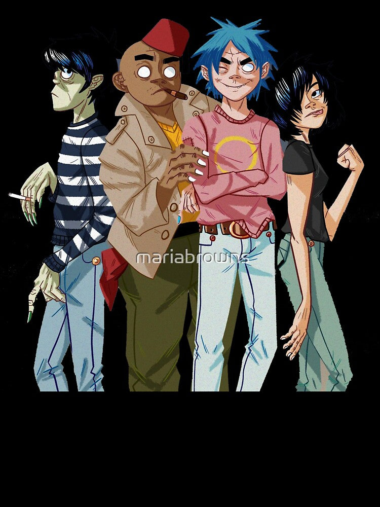 Copy of gorillaz by mariabrowns