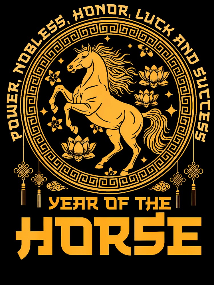 Year Of The Horse Happy Chinese Lunar New Year 2026 by JeneMindy