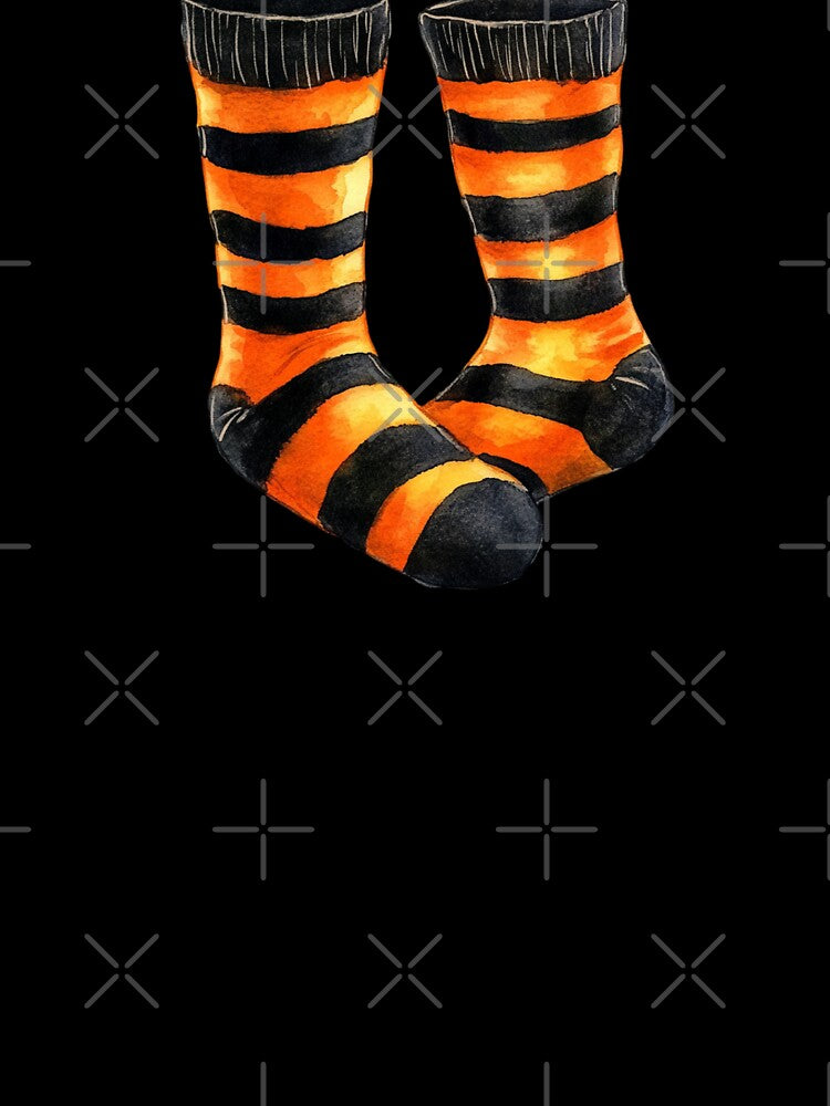 Orange and Black Striped by Hillonmary