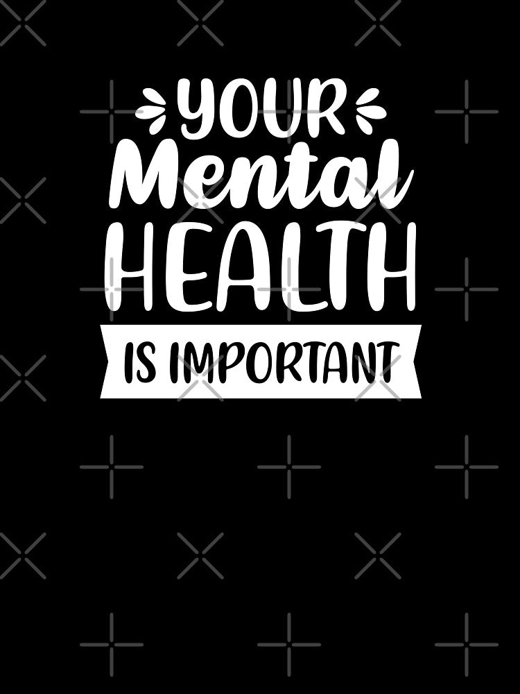 Your Mental Health Is Important (White/Blue BG) by FilipeFerreira