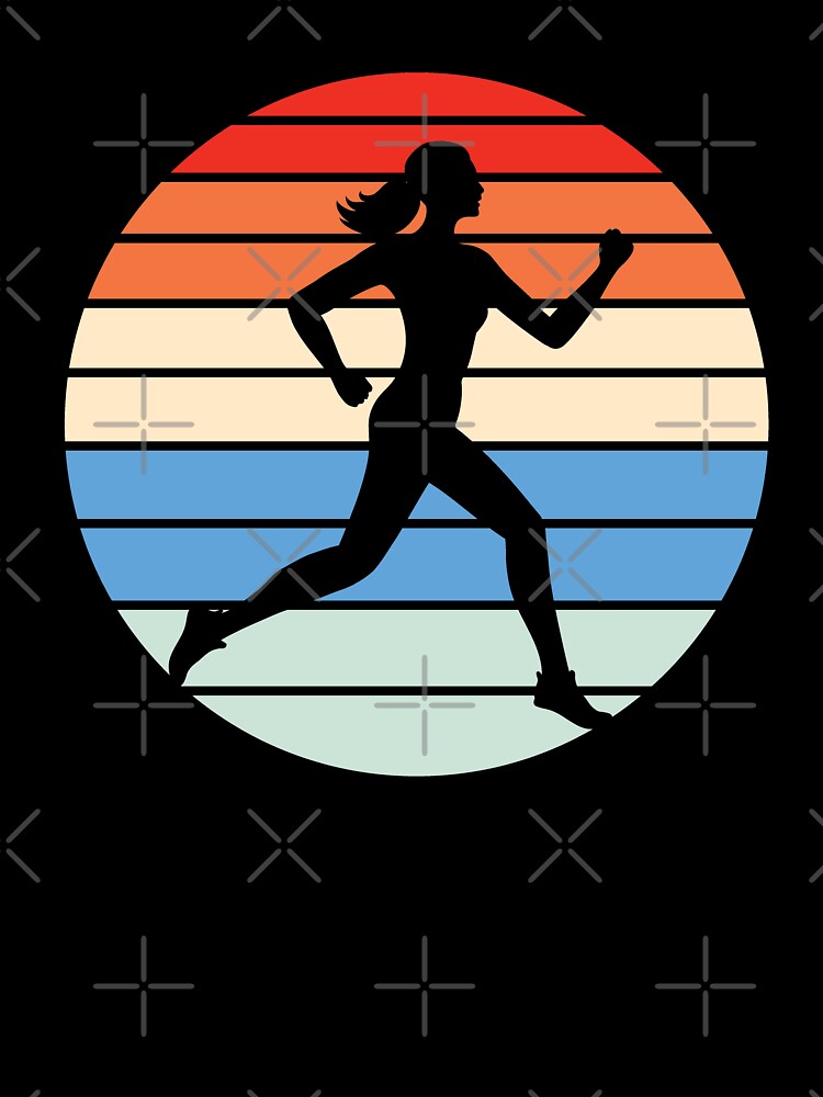 Cross Country Running Women Girls Trail Running by RoguePixel