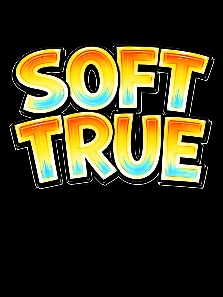 SOFT TRUE – hand drawn childlike typography by Mac Sketches