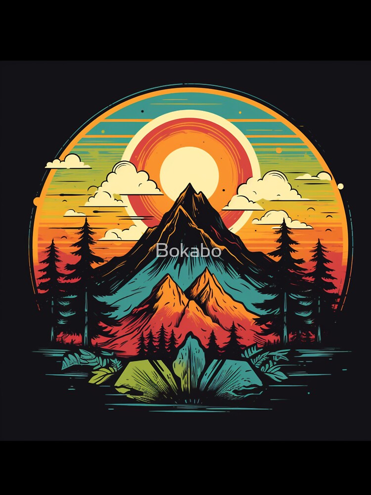 Vintage Reverie: Nature's 70s Symphony by Bokabo