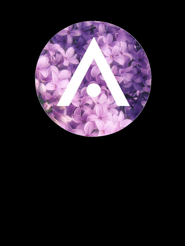 Bright Purple Lilac Flowers Aveda Logo by Dalaura