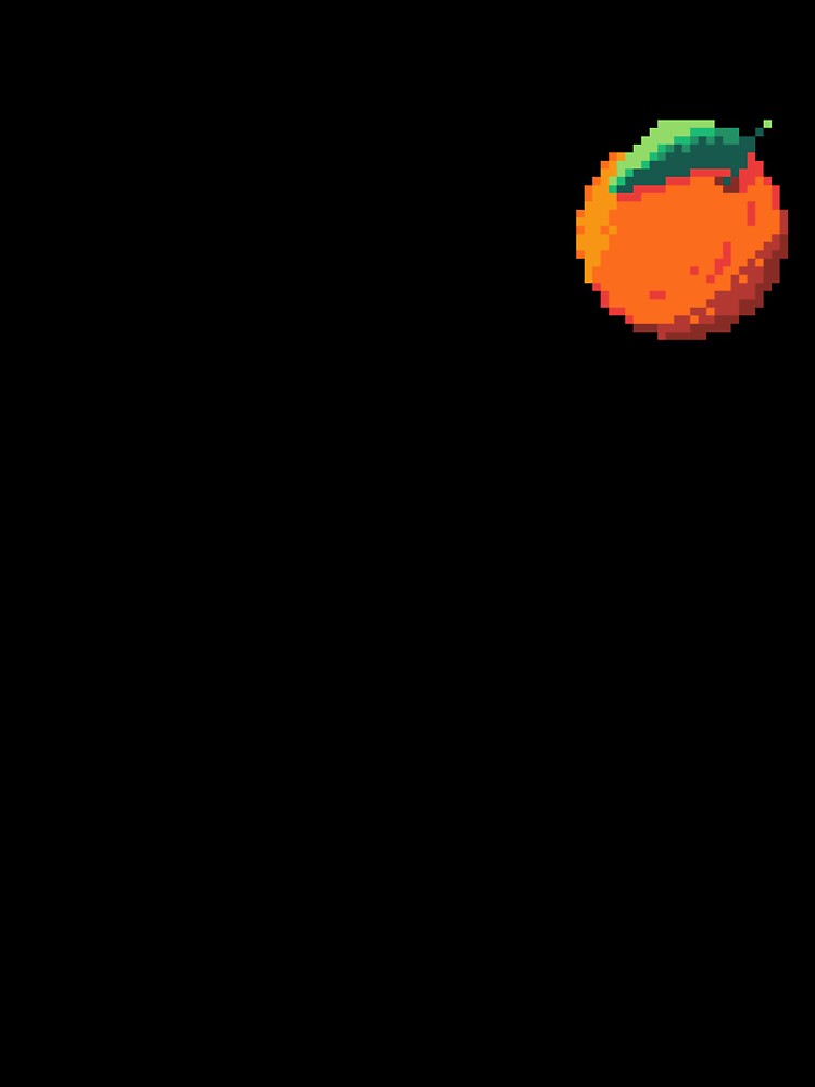 Pixel Grapefruit - pixel food art by LittleFoodShop