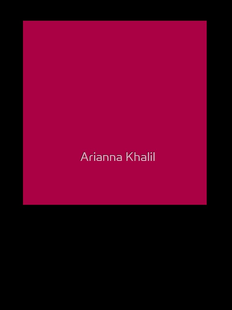 Solid Dark Pink by Arianna Khalil