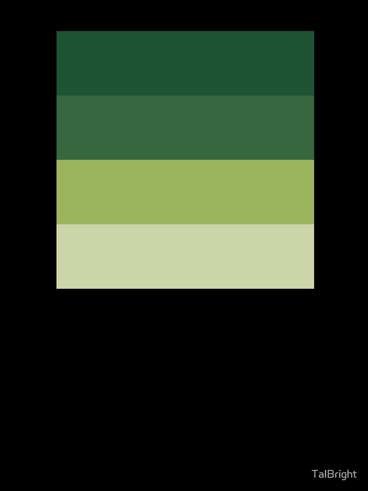 70s color palette - green retro color scheme by TalBright