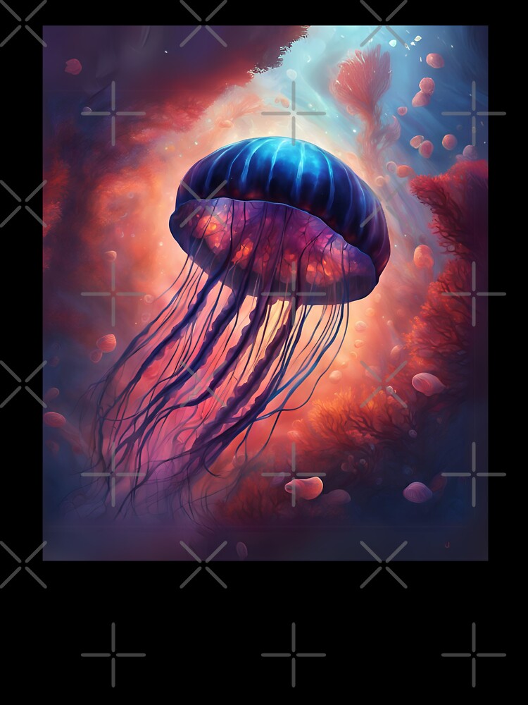 Dark Jellyfish Underwater by ureggie