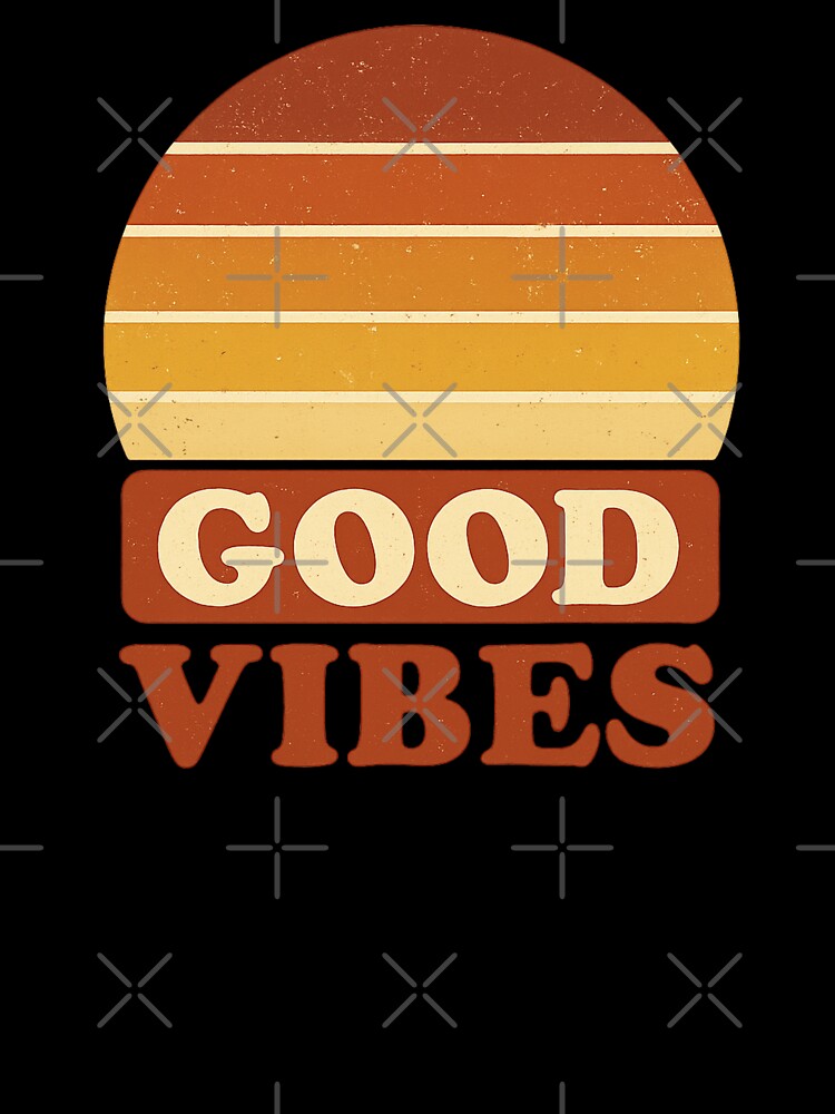 Good Vibes Retro Sunset by Nightarcade