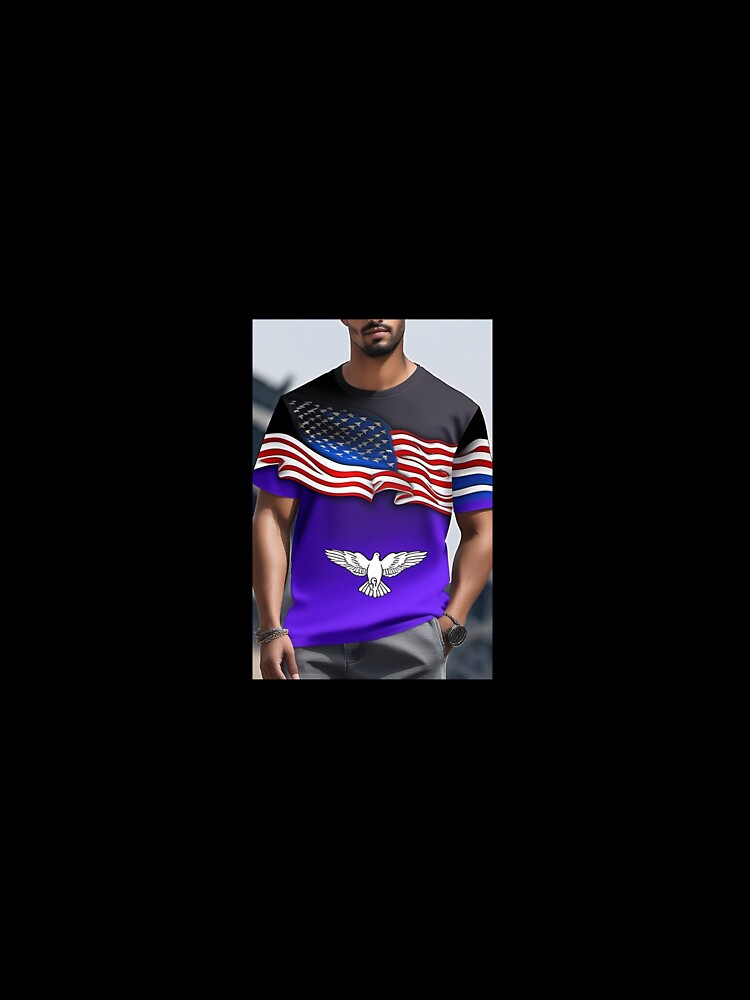 Big Dove 3D Print Men's Shirt for Summer Holidays by Chukszy1