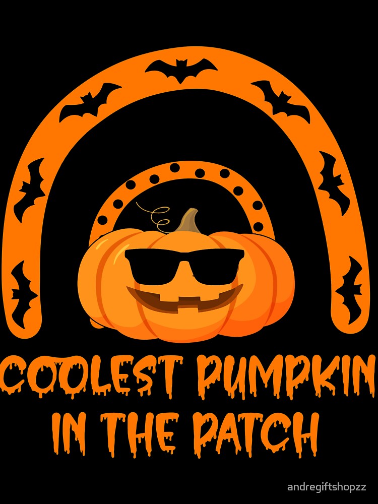 Kids Coolest Pumpkin In The Patch Halloween Boys Girls Men R SK by andregiftshopzz