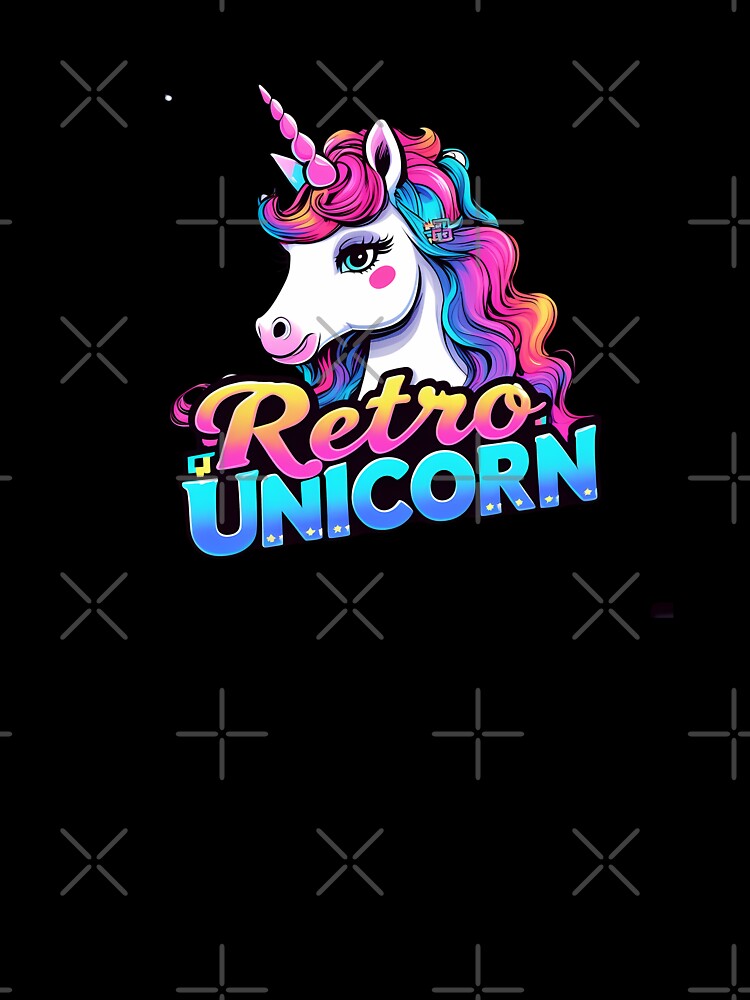 Retro Unicorn by zoughlal