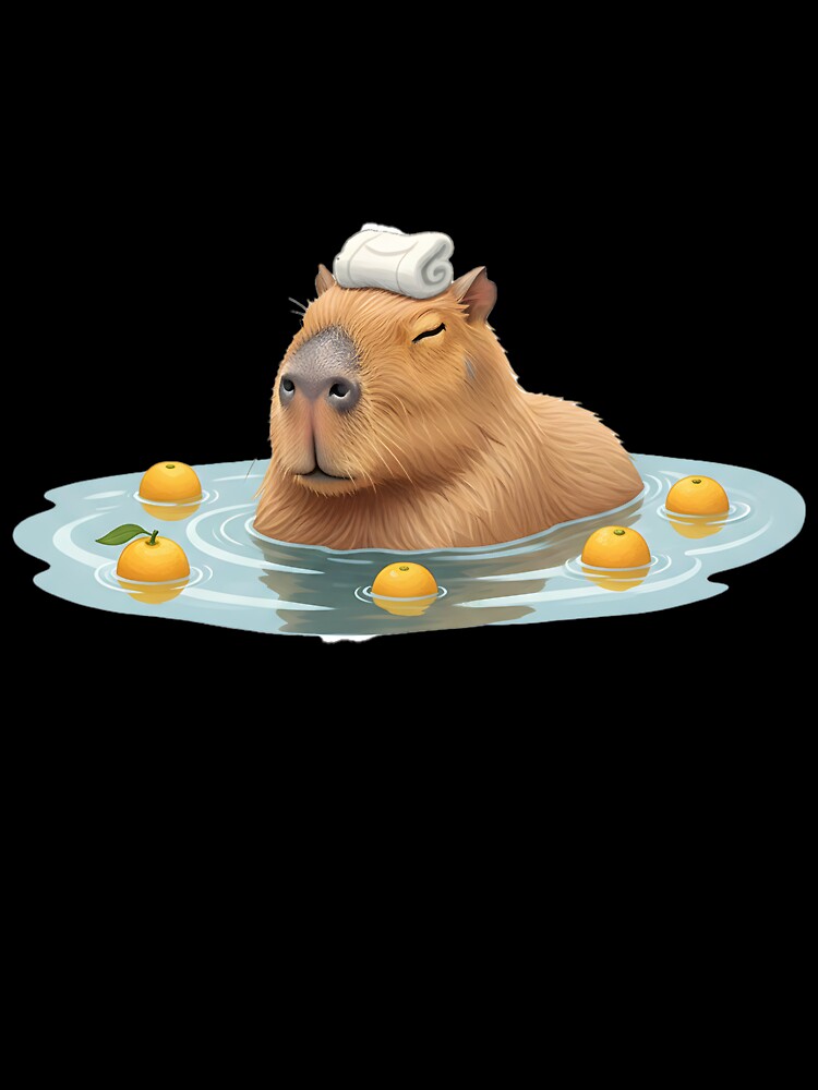 Capybara in Onsen - Relaxing Japanese Spa by uniqueworkz
