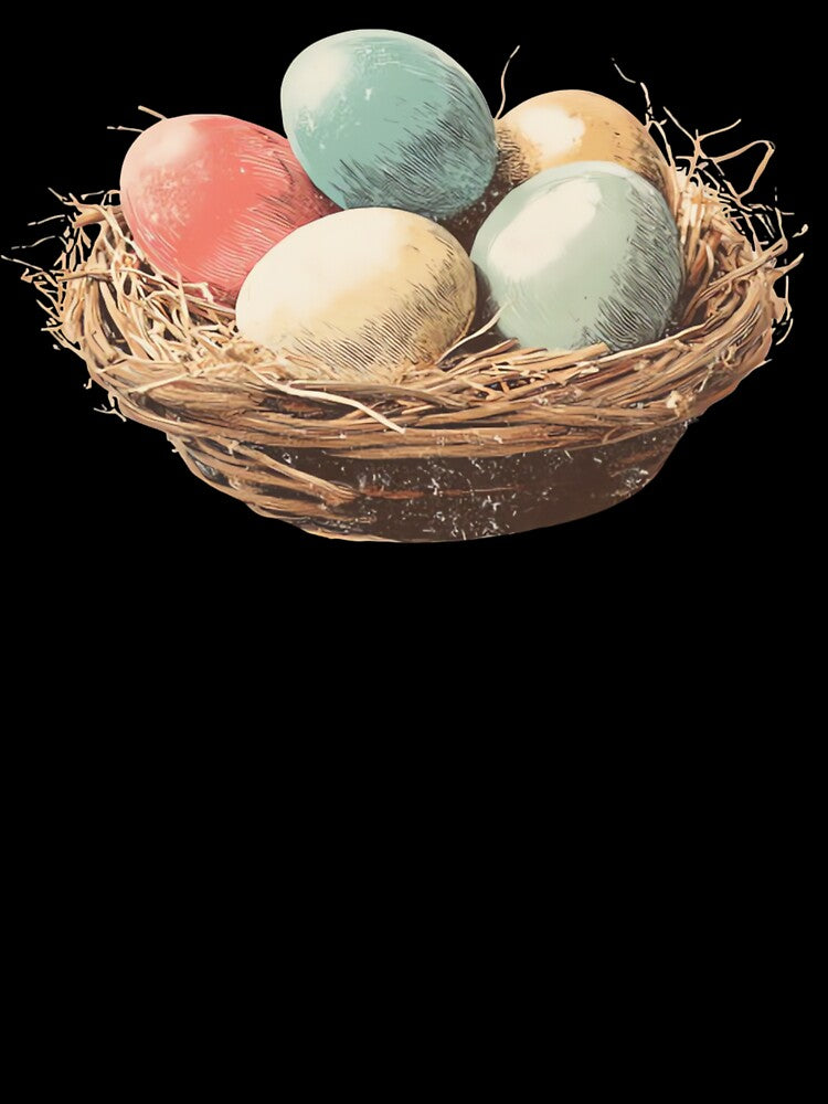 Vintage Pastel Spring Egg Illustration by urbinet