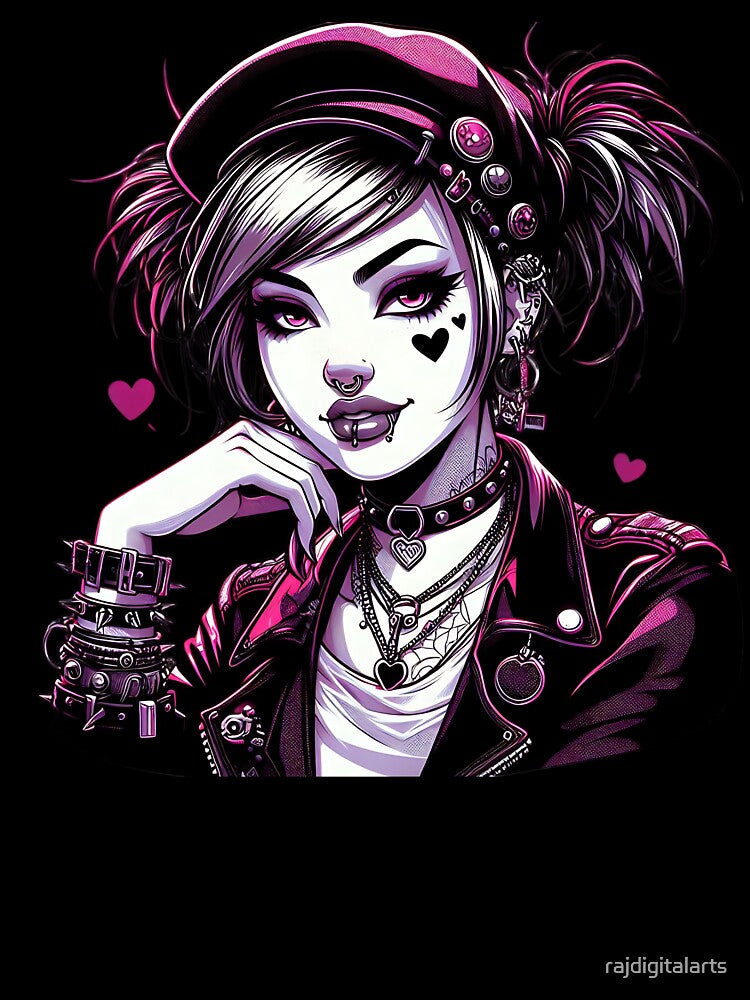 punk girl by rajdigitalarts