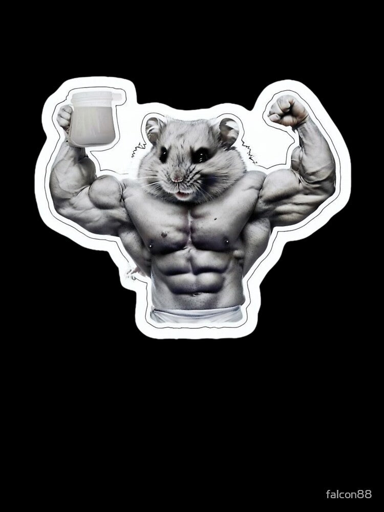 Overly Muscular Hamster Flexing Like a Pro Wrestler Reloaded-Viral Drop 2025 by Imaginarium of Chaos falcon88