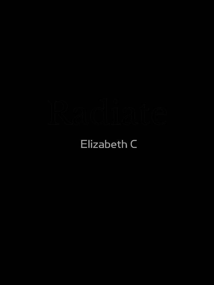 Radiate Daily Elegant Affirmation Positive Energy by ElizabethCoelho