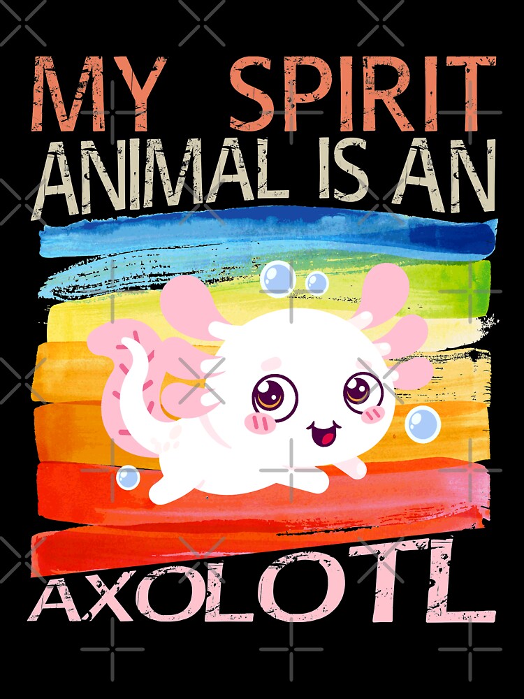 Cute pink amphibian - My Spirit Animal Is An Axolotl by MoSaid