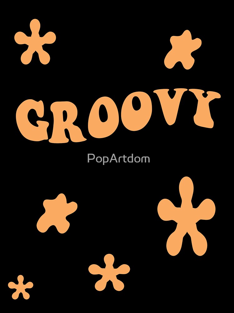 Groovy 60s Orange by PopArtdom