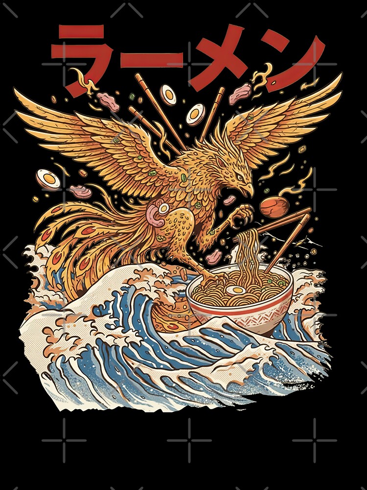 Japanese Ramen Noodle Phoenix Bowl by TeeARTHY