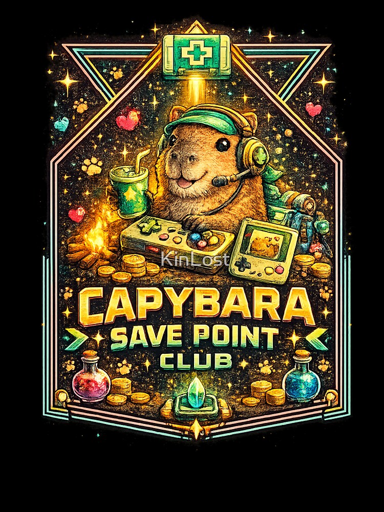 Capybara Save Point Club by KinLost