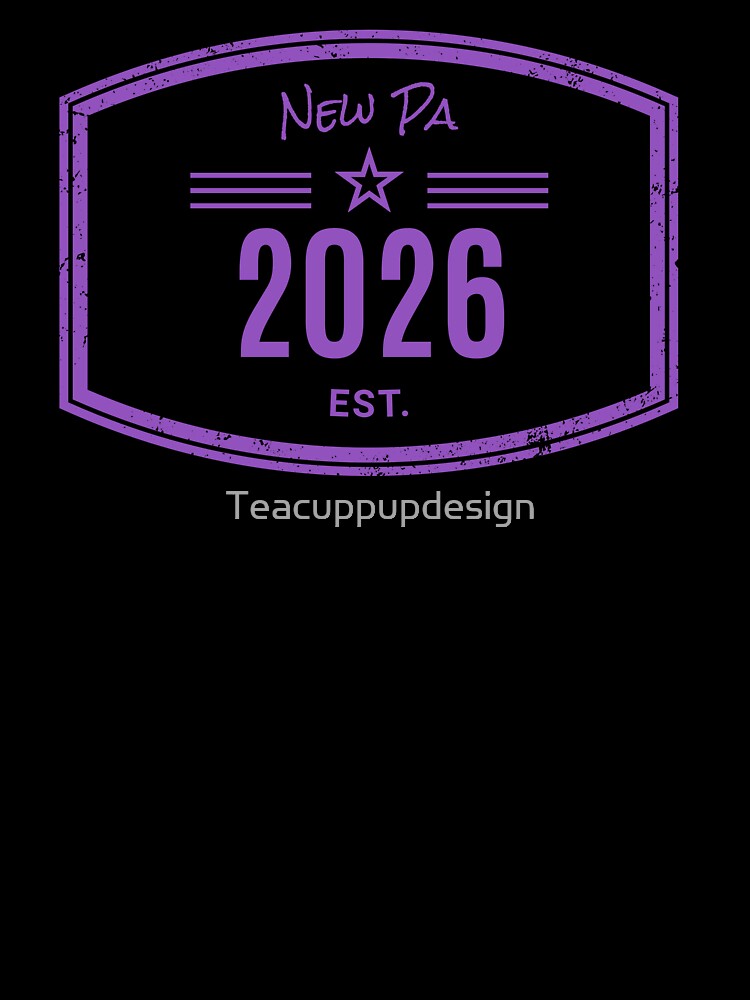 Arrivals range - New Pa Est. 2026 Vintage Emblem by Teacuppupdesign