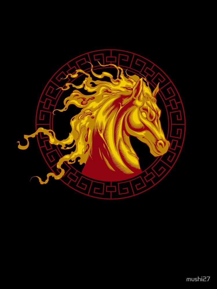 Fire Horse Lunar New Year by mushi27