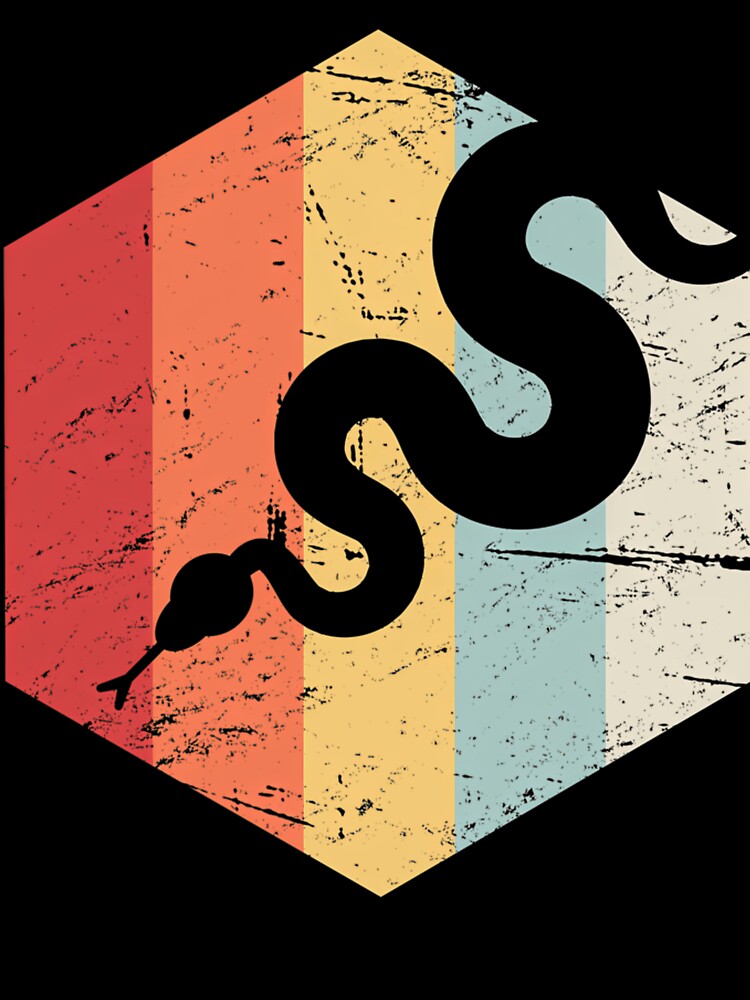Retro Vintage Snake by DarbyVon