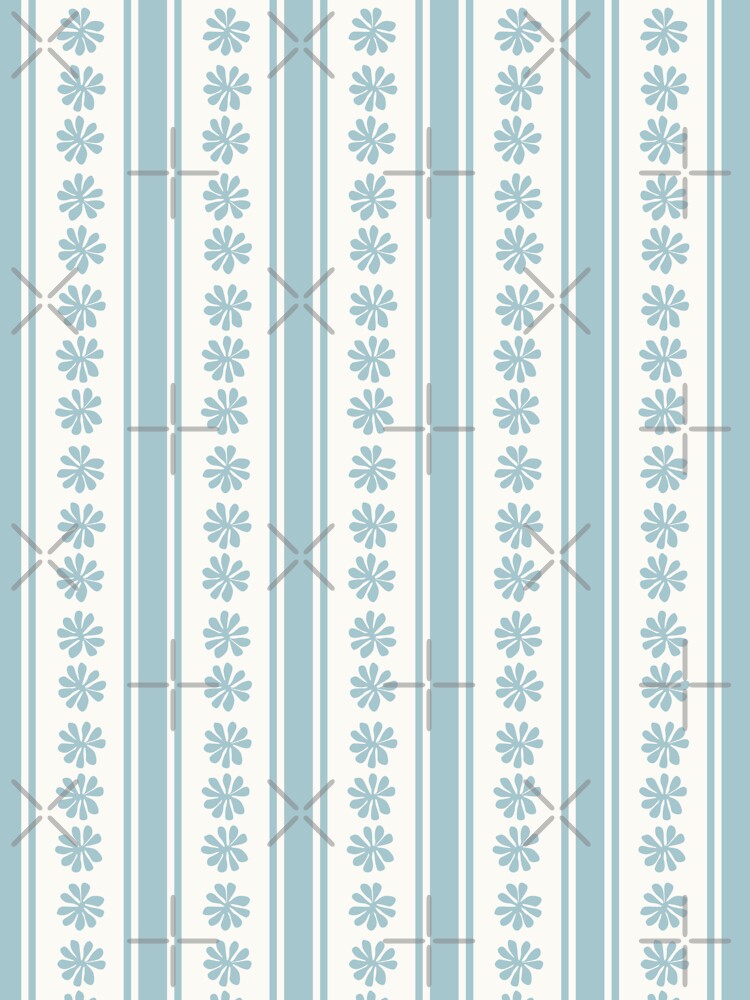 VINTAGE CLASSIC SCANDINAVIAN STYLE BOHO STRIPES SAGE GREEN by blomastudios