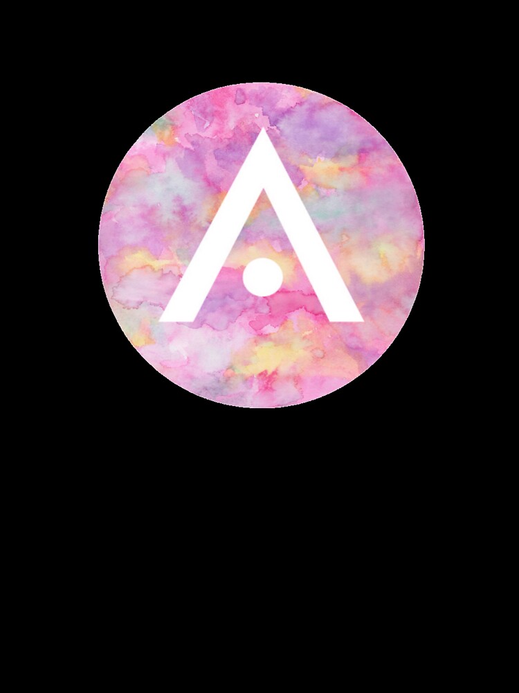 Pink and Purple Watercolor Aveda Logo by Dalaura