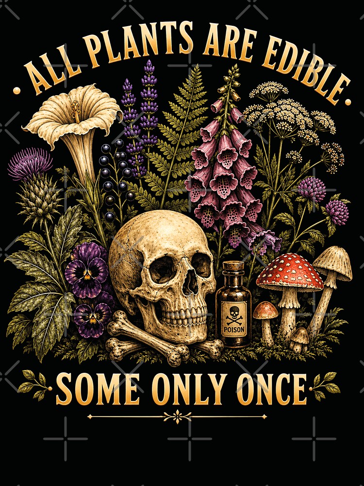 All Plants Are Edible Once by OceanBandwear