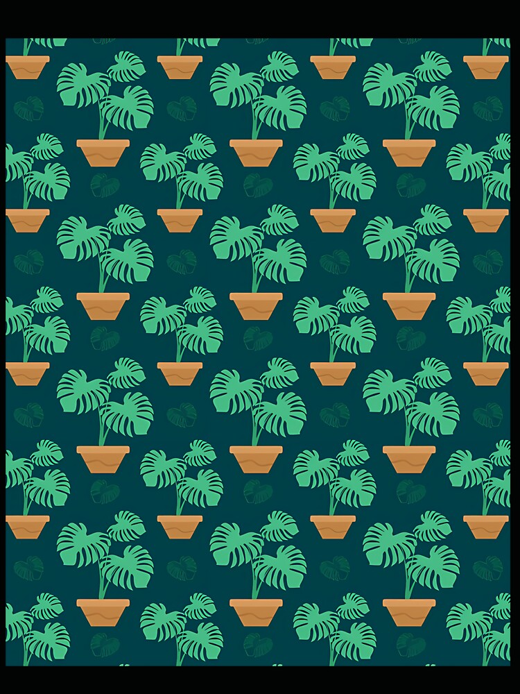 Boho Monstera Plant Pot by afypgzcstc8