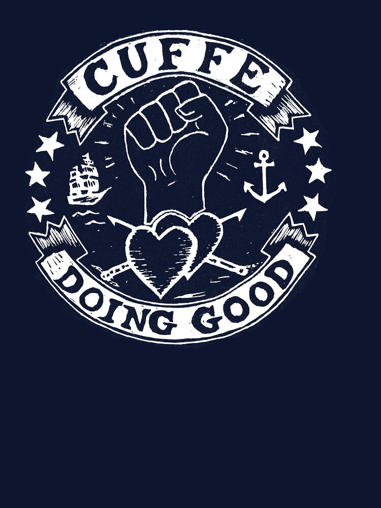 CUFFE Doing Good — White Ink Edition by PaulCuffeStory