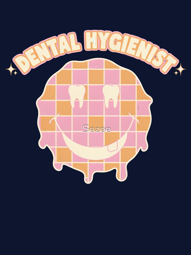 Dental Hygienist – Retro Smiley Tooth Design by Sezee