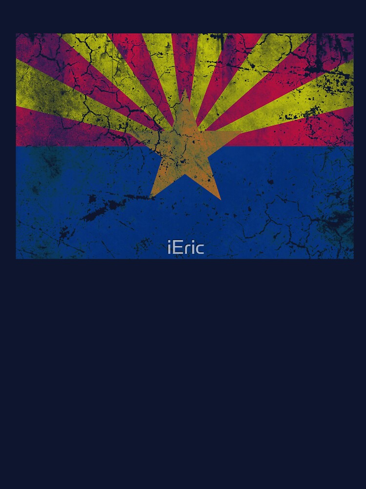 Vintage Distressed State Flag of Arizona by frittata