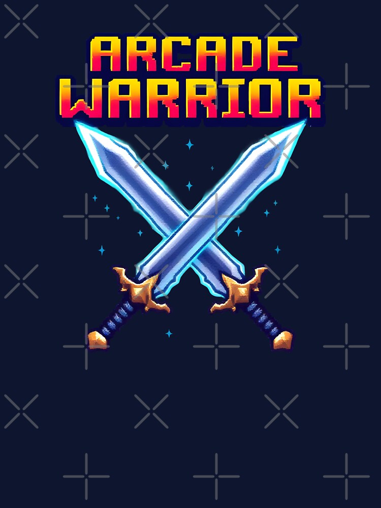 Arcade Warrior: Glowing Swords of Victory by Jollys-ArtShop