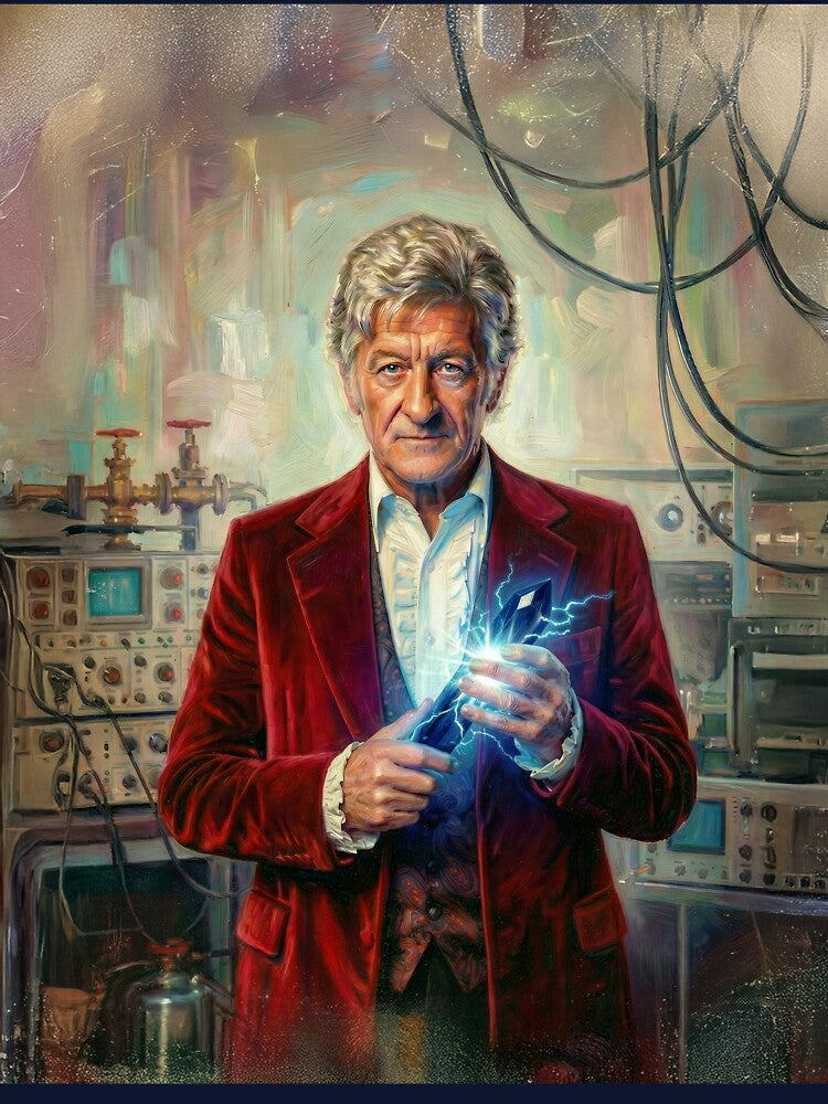 The third Doctor and the Metebelis Crystal by Georgethefourth