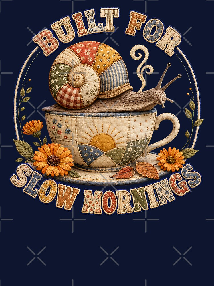 Patchwork Snail - Built for Slow Mornings by PitsFusion