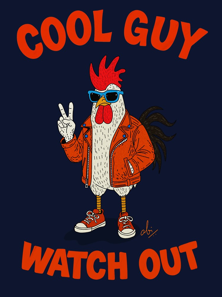 Cool chicken Art by givememytees