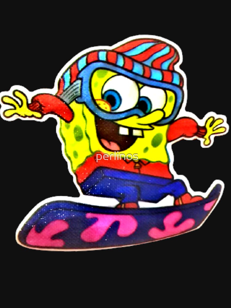 Spongebob surfing by perlinos