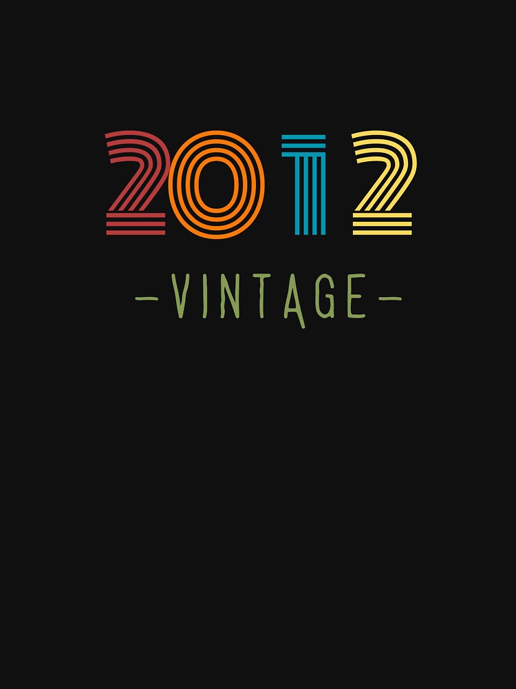 VINTAGE 2012 NEON RETRO DESIGN by Frame and Flames