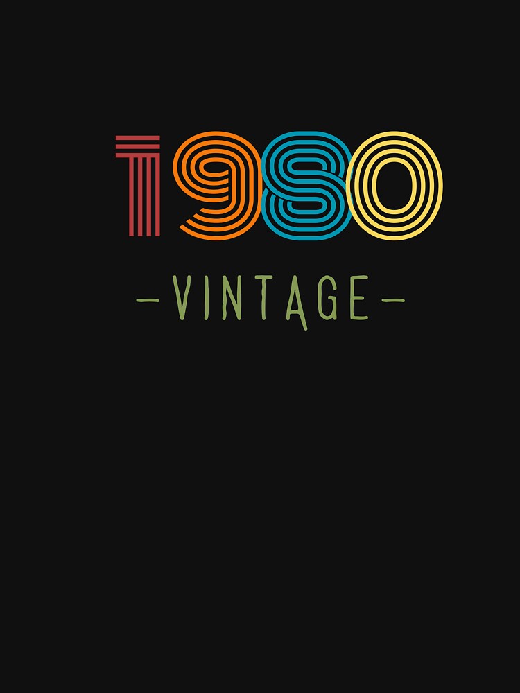 VINTAGE 1980 NEON RETRO DESIGN by Frame and Flames