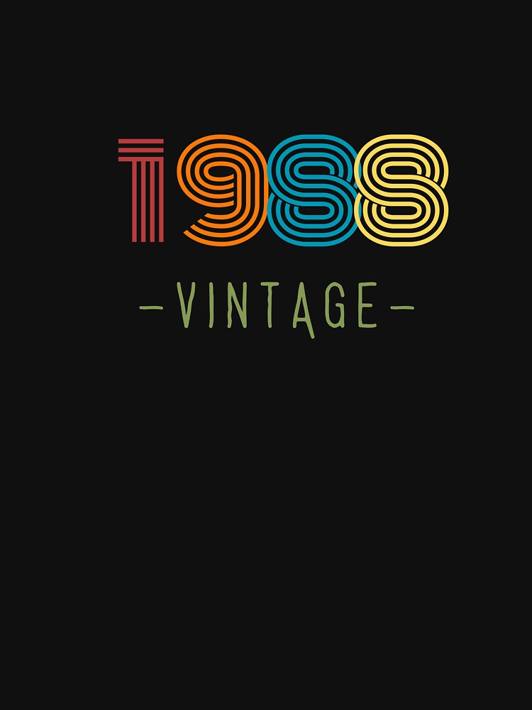 VINTAGE 1988 NEON RETRO DESIGN by Frame and Flames