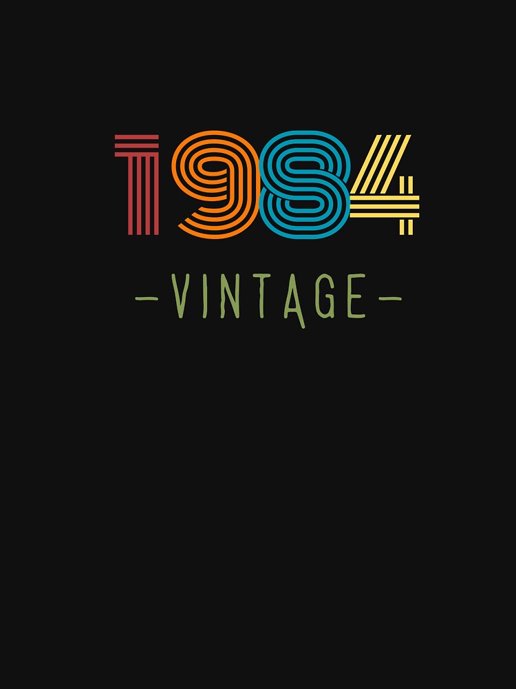 VINTAGE 1984 NEON RETRO DESIGN by Frame and Flames
