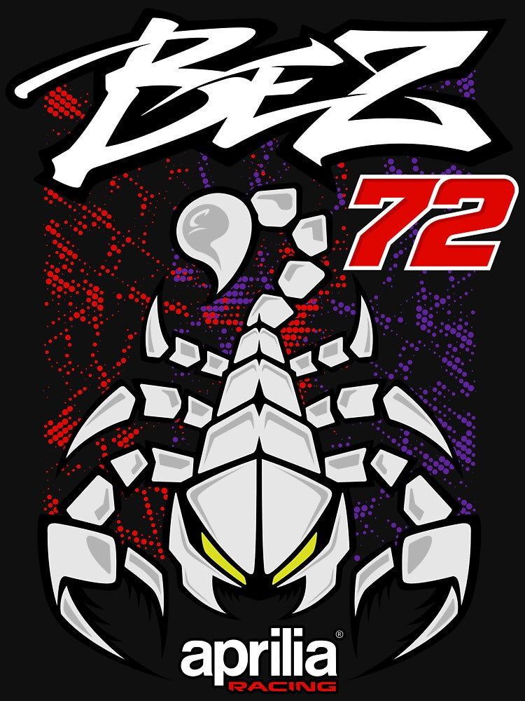 Marco Bezzecchi 72 MotoGP Aprilia Racing Scorpio Italy (Italian Racer) by Stotee